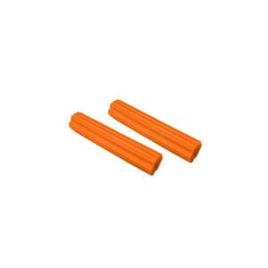 TACO DE PLASTICO 3/8 X2" NARANJA 10 UDS