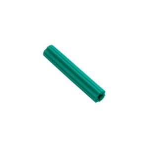 TACO DE PLASTICO 1/4" X 1 1/2" VERDE 10 UDS